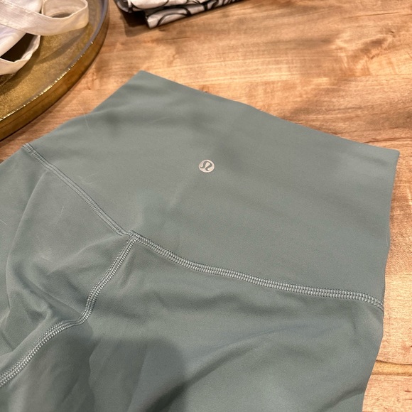 Lululemon Align Super High Rise Short 10" Desert Teal - Picture 8 of 8
